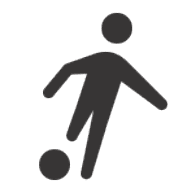 icon playing football